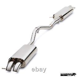 2.5 Stainless Cat Back Exhaust System For Vw Transporter T5 1.9 Tdi Swb 03-09