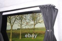 5 x VW T5, T6 Transporter SWB Campervan Blackout Curtains, Tailgate with Wiper