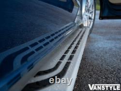 Fits Vw T4 Transporter Swb Silver Aluminium Side Steps Thoresby Running Boards