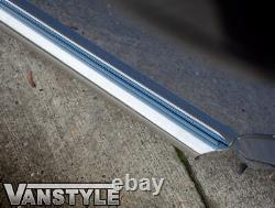 Fits Vw T5 Transporter 0309 Swb Polished Stainless Steel Side Bars Slash Cut