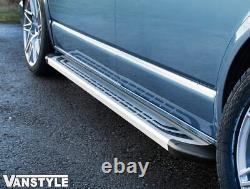 Fits Vw T6.1 Transporter 2019 Swb Silver Side Steps Thoresby Running Boards