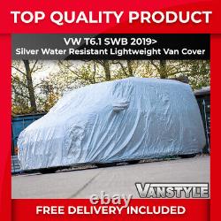 Fits Vw T6.1 Transporter Swb Tailored Water Resistant Van Outdoor Indoor Cover