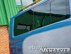 For Vw T5 03-09 Blackout Drivers +passengers Fixed Rear Quarter Window Glass Swb