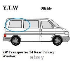 For Vw Transporter T4 Rear Offside Privacy Side Window -swb New