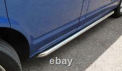OE Style Stainless Steel Side Bars for Volkswagen Transporter T6 SWB