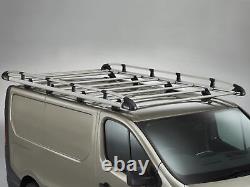 Rhino Aluminium Heavy Duty Van Roof Rack for VW Transporter T6 SWB, Tailgate