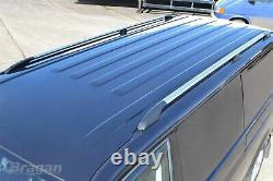Roof Rails Metal + Cross Bars To Fit Volkswagen Transporter T6 2015-2022 SWB Van