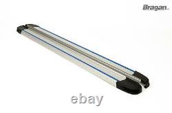 Running Boards MY3 To Fit Volkswagen Transporter T6 Caravelle SWB 15-22 SILVER