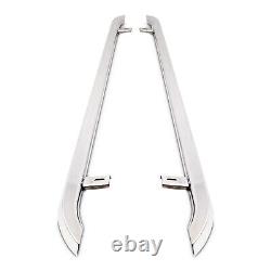 Stainless Steel Trapezoid Side Bars Guard Rails For Vw Transporter T5 T6 Swb 03+
