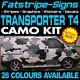 To Fit Vw Transporter T4 Camo Graphics Stickers Stripes Day Van Camper Swb Lwb