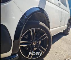 VW T6.1 Transporter 2019 Onward Lwb & Swb Wheel Arch Cover Trim Gloss Black
