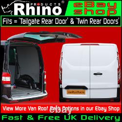 VW Transporter T5 T6 Roof Rack Bars x4 Locking Rhino KammBars SWB-LWB 2002-2022