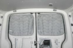 9 Pièces Thermo Thermal Screen Silver Blind Mat Set Vw T5 Et T6 Swb Portes Doubles