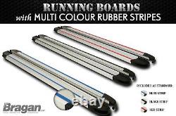 Silver Running Boards For 2004-2015 Vw Transporter T5 Caravelle Swb Multi Colour